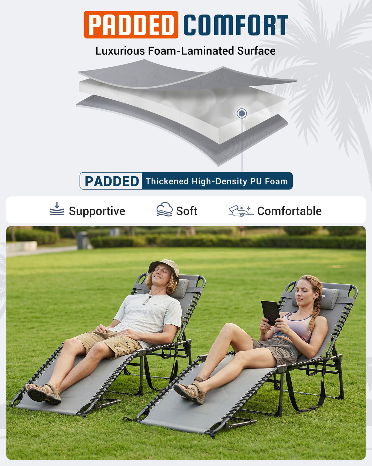 MAGNOLIA B40 Oversized Padded Lounge Chair