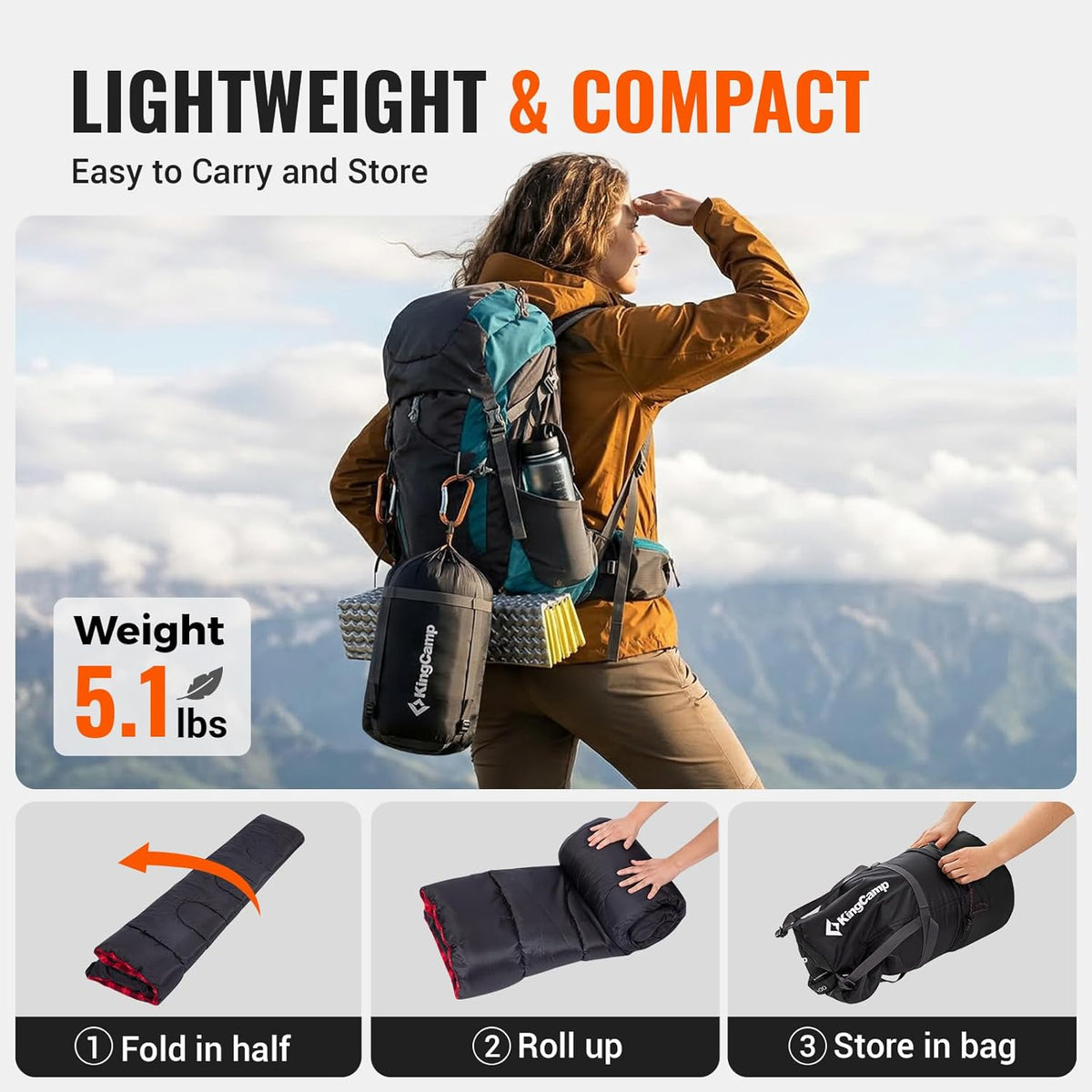 32F 3 Season Cotton Flannel Sleeping Bag