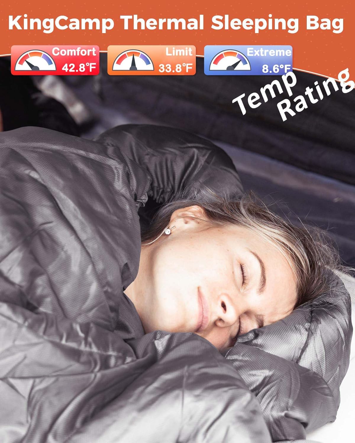 KingCamp FREESPACE HEATING 250 Beheizter Schlafsack