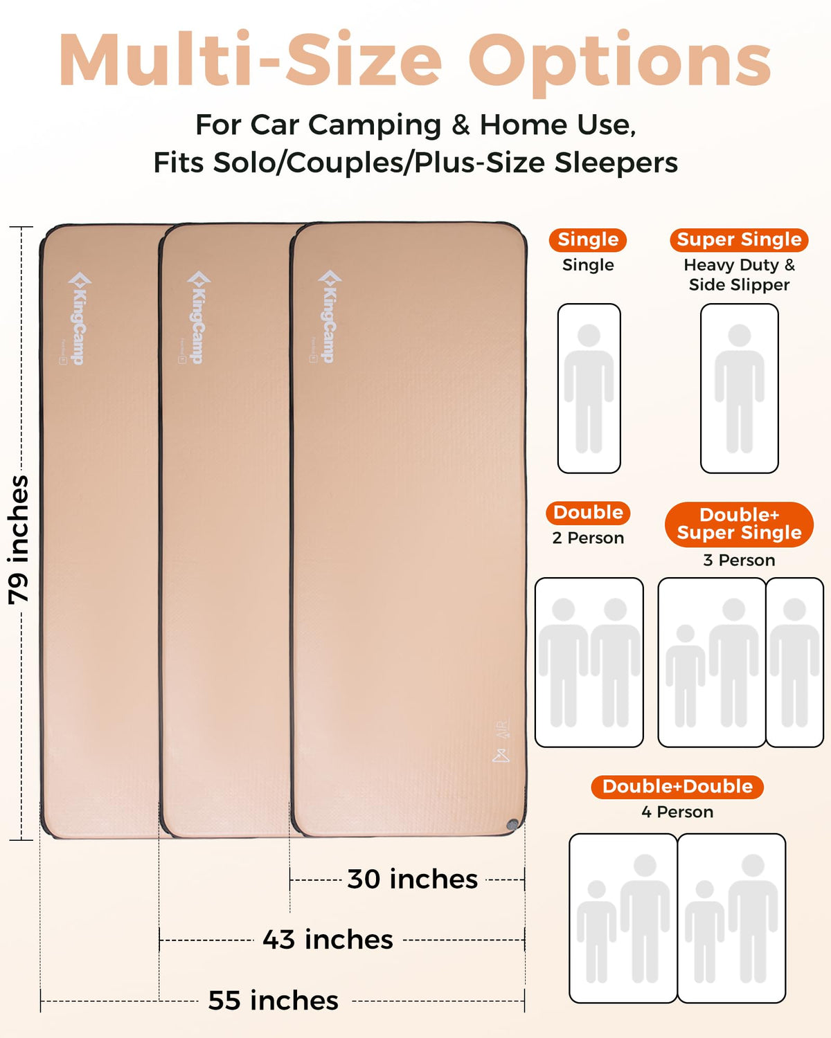 KingCamp Flexi Rest 5.0 Air Sleeping Pad