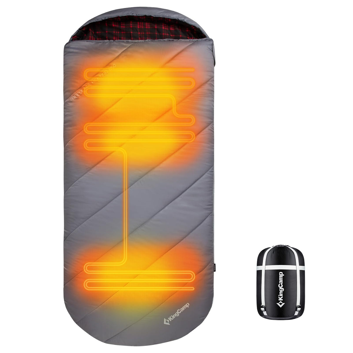 KingCamp FREESPACE HEATING 250 Beheizter Schlafsack