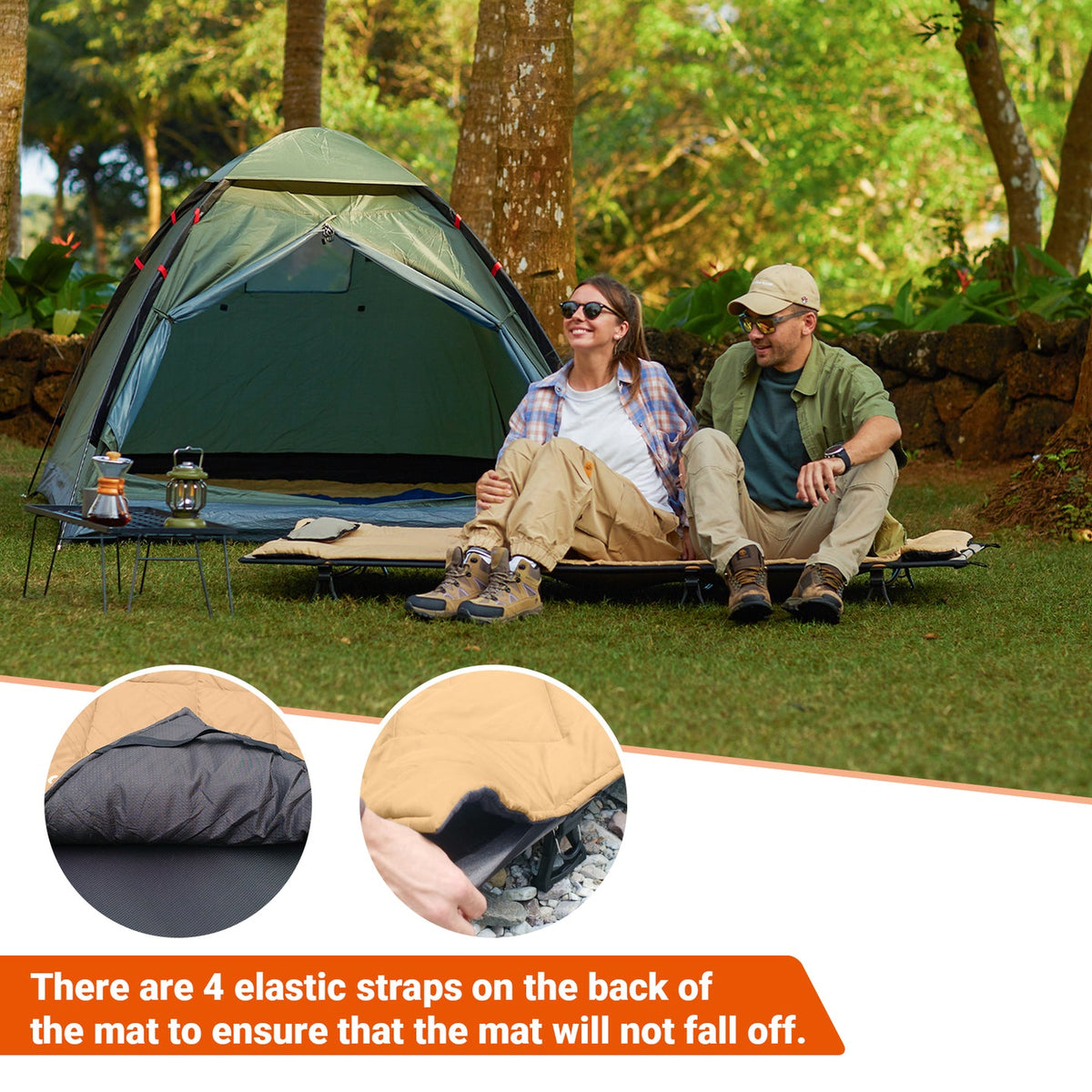 Camping Sleeping Cot Cotton Mat