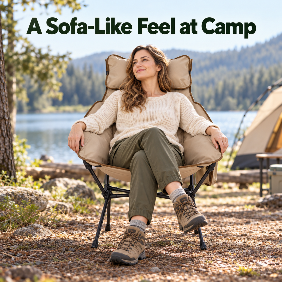 BALSA C20 Padded High Back Camping Chair