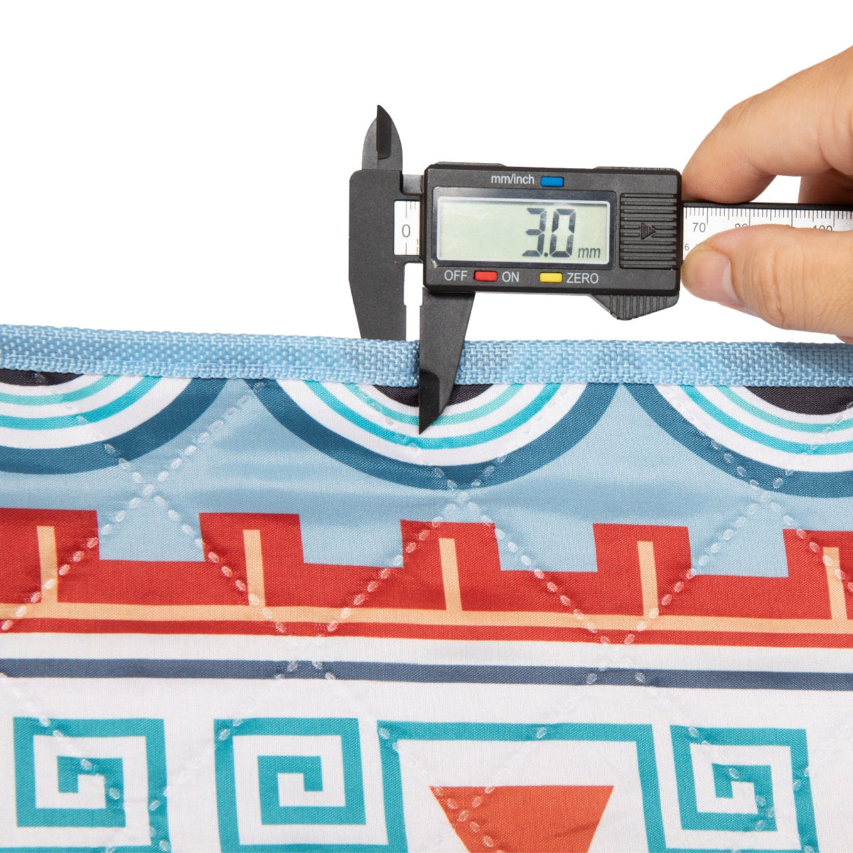 KingCamp ISIAY MAX 2.8 Car Camping Mat ¨C Extra Large 280x280cm Picnic & Tent Floor Pad ¨C Moisture-Proof, Insulated, Glamping-Reversible Bohemian Pattern