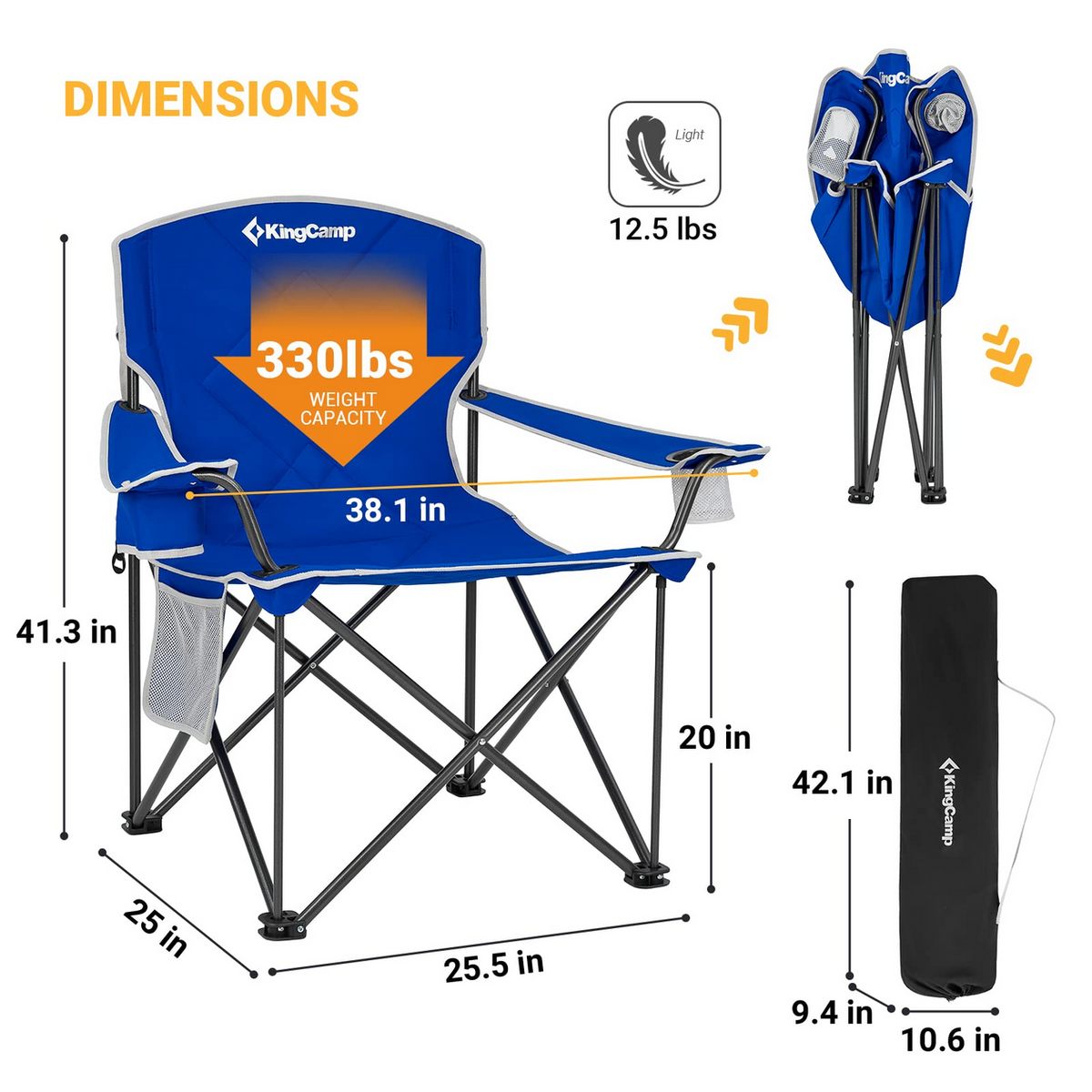 Oversized Folding Camping Chair