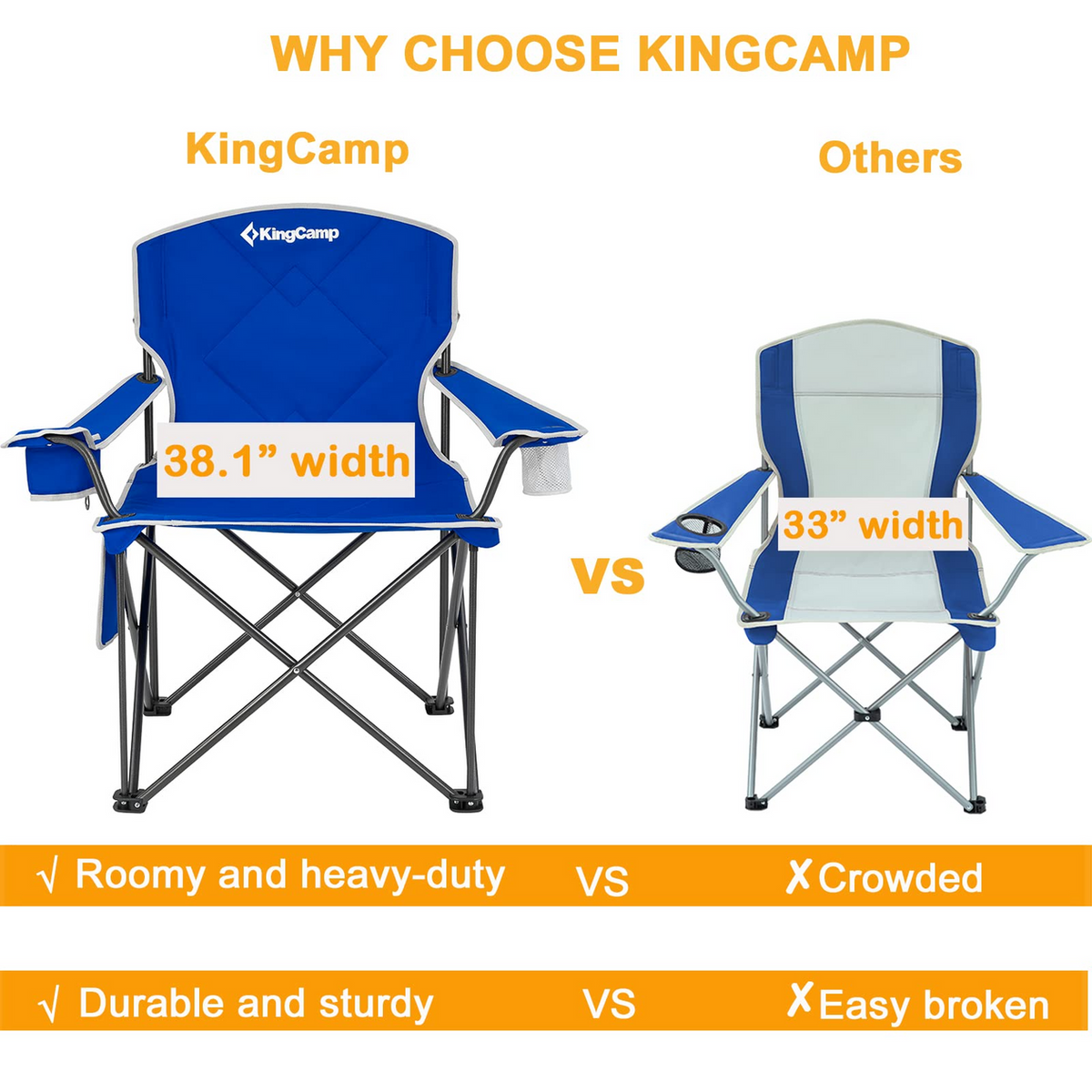 Oversized Folding Camping Chair