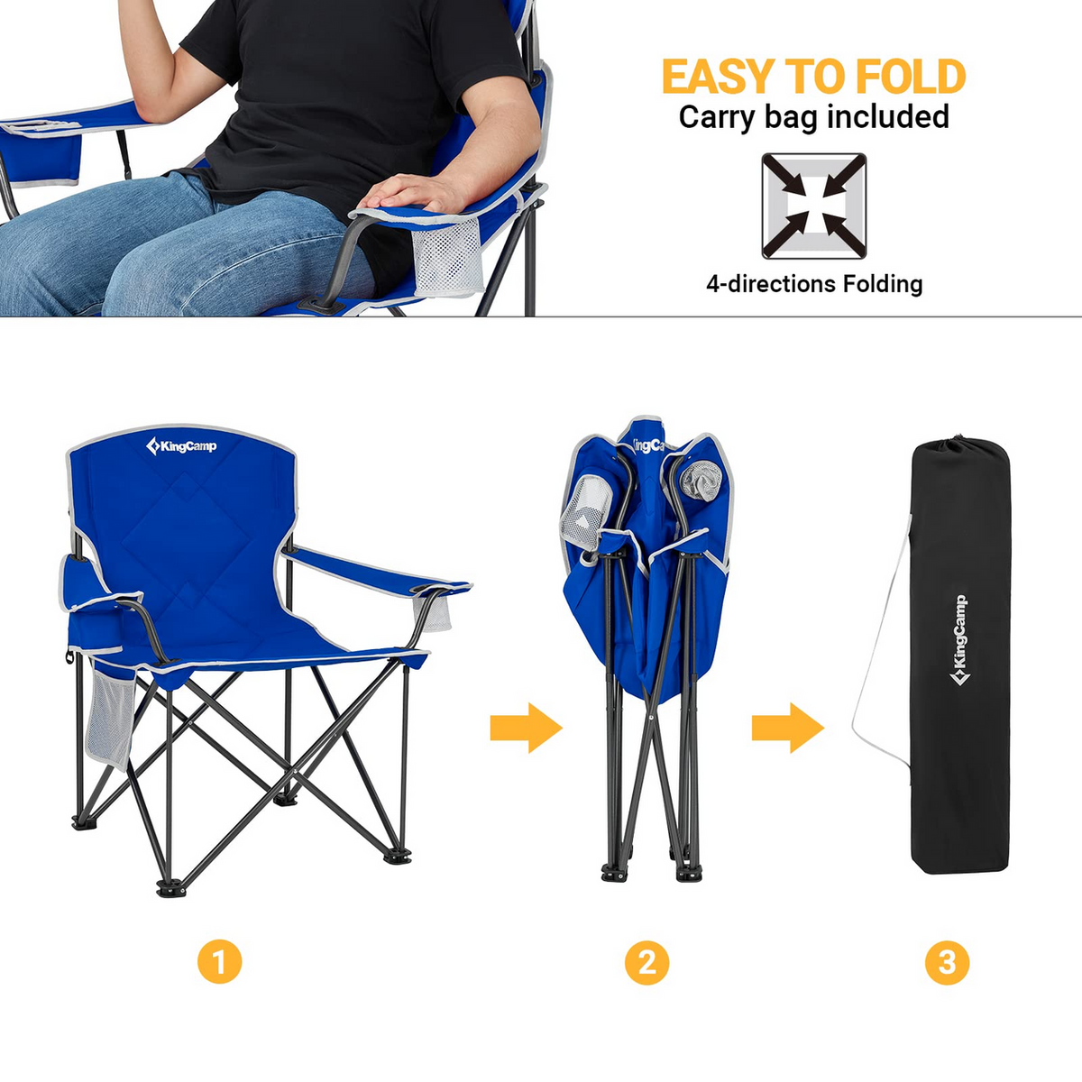 Oversized Folding Camping Chair