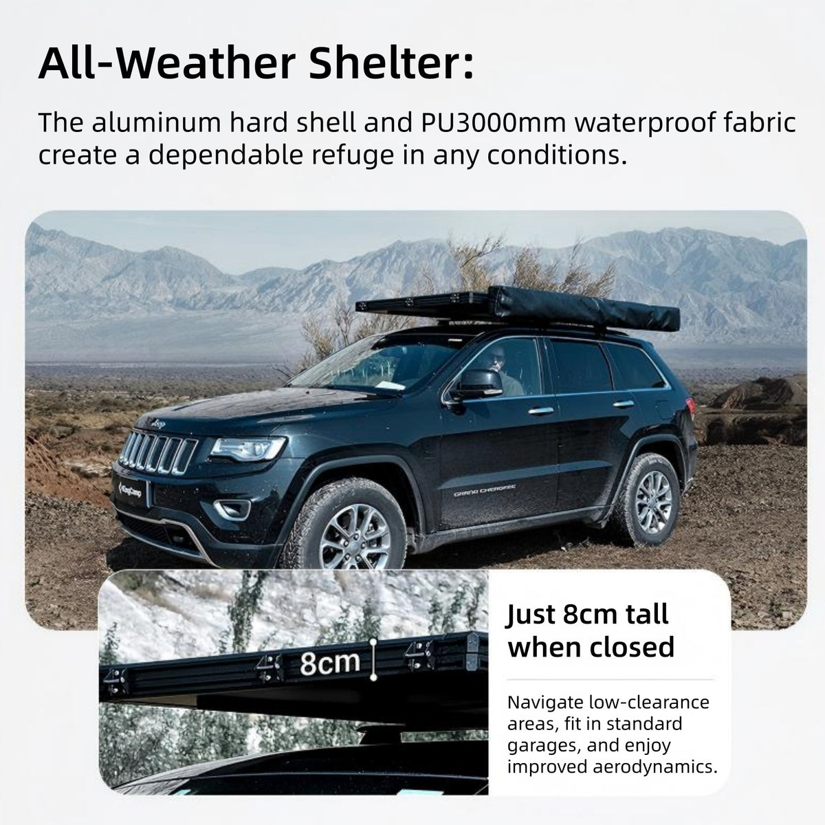 KingCamp ENDLESS 8 Rooftop Tent