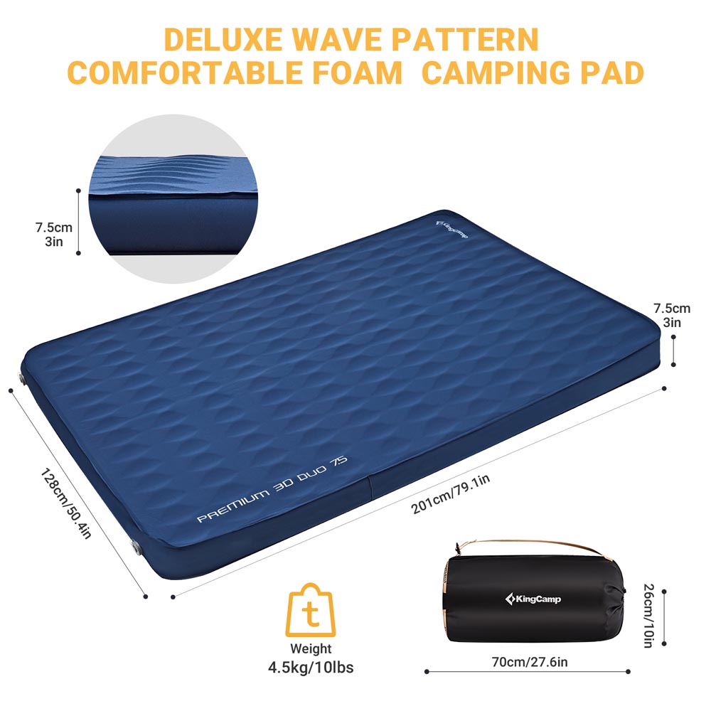 Premium 3D DUO 7.5 Double Sleeping Pad