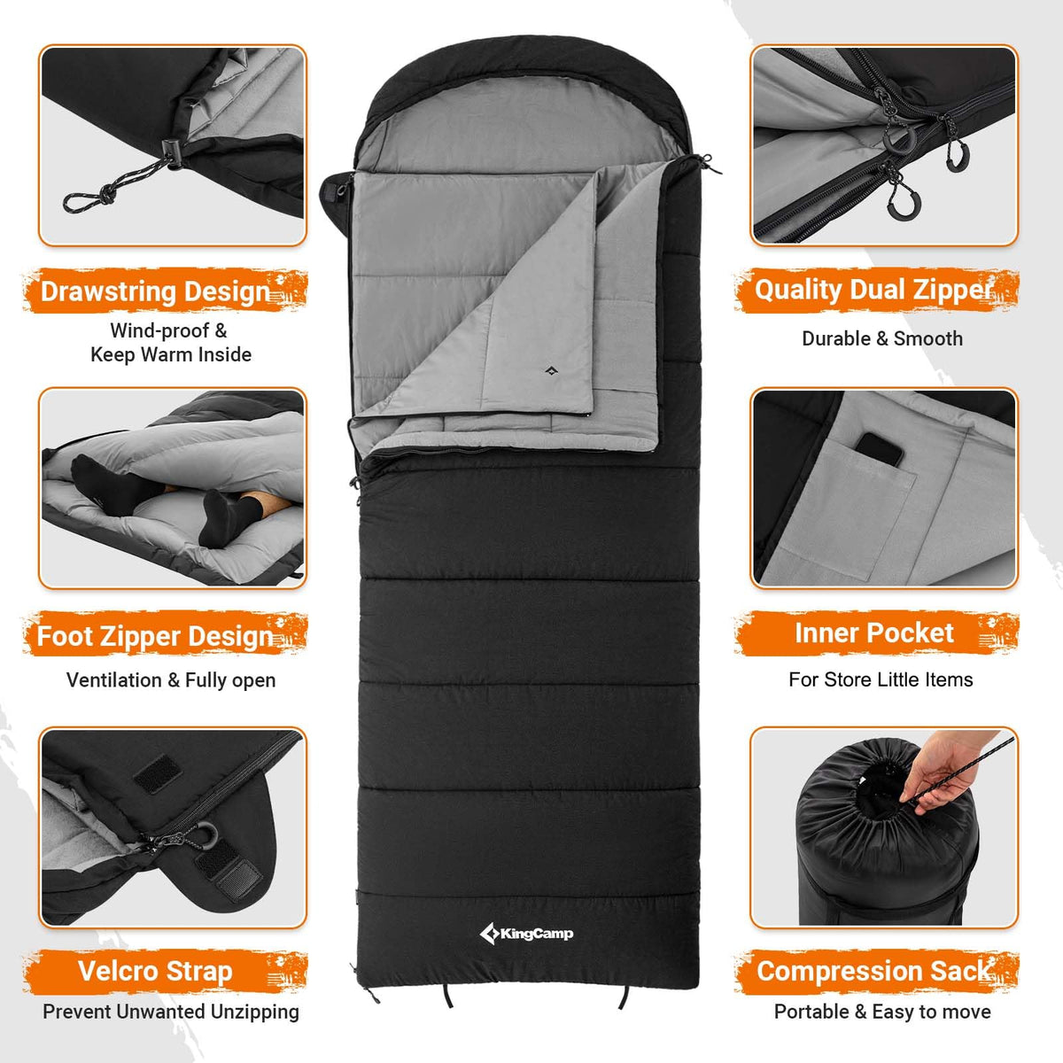 32F Kauai 400 3-in-1 Sleeping Bag