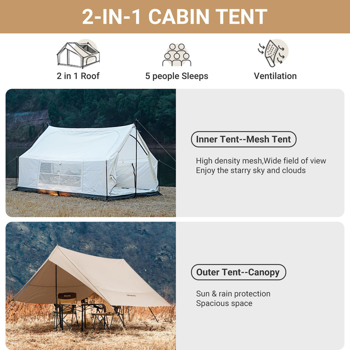 Mountain In C2 Cabin Tent
