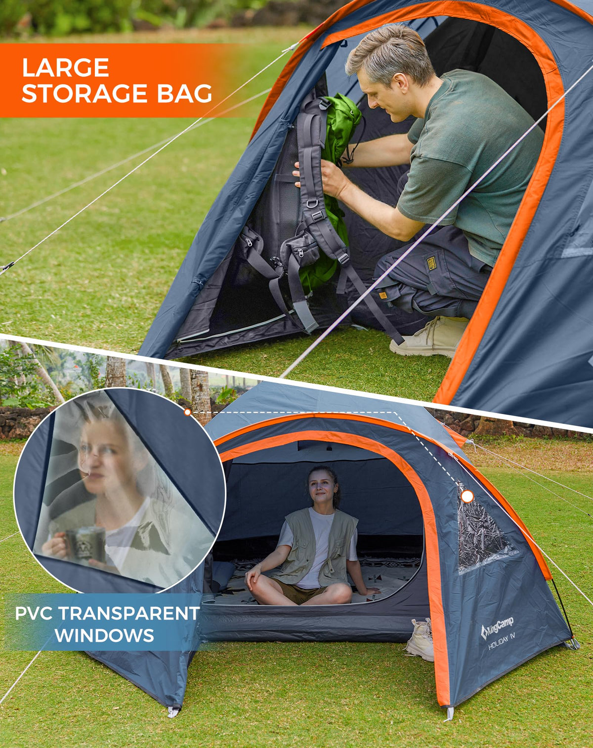 KingCamp HOLIDAY IV Camping Tent