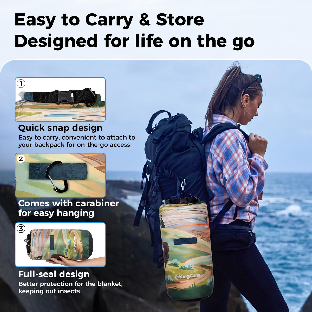 SMART 150 XL Ultralight Camping Blanket