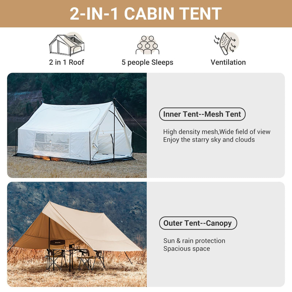 Mountain In C2 Cabin Tent