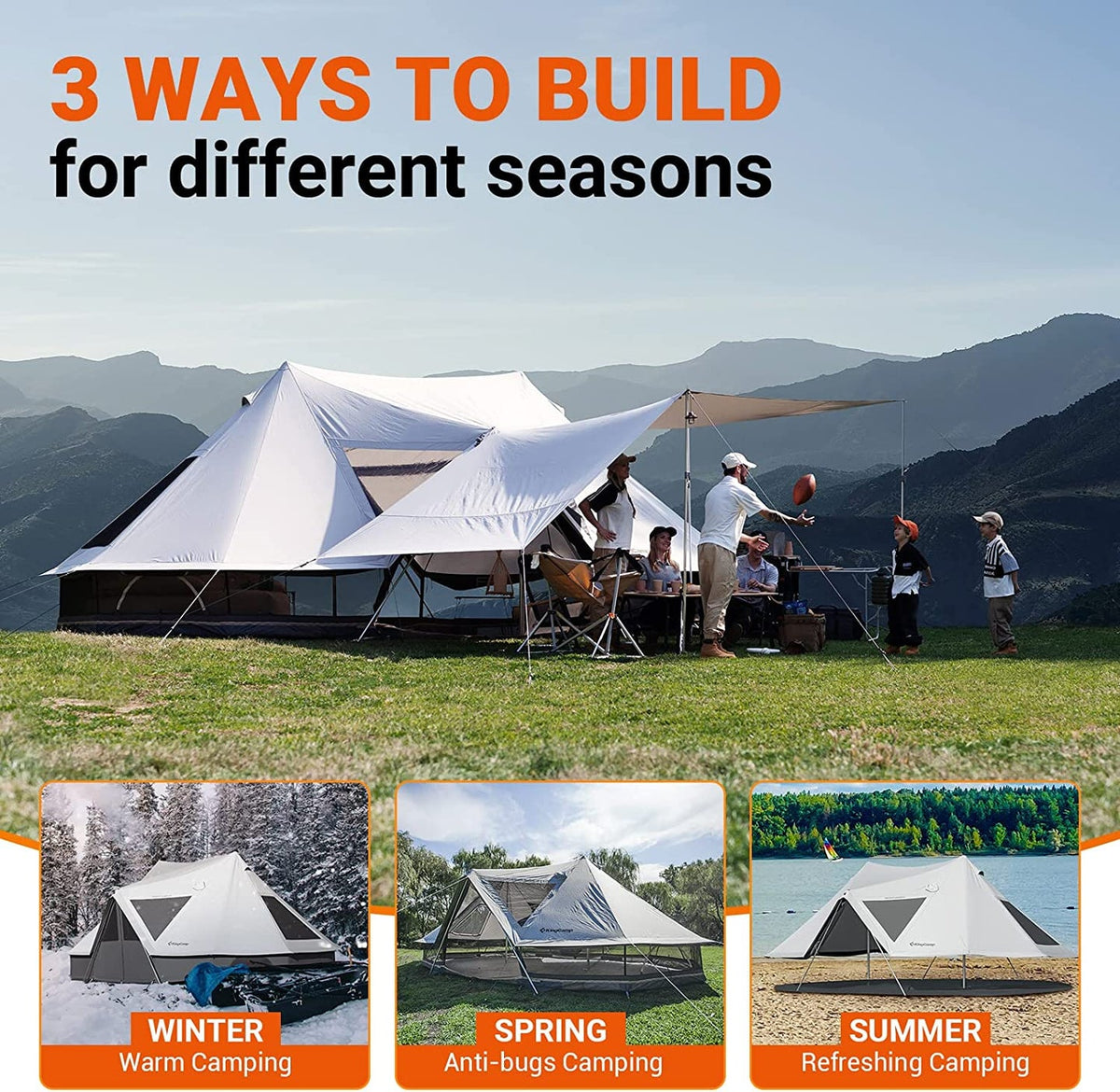 KingCamp tents
