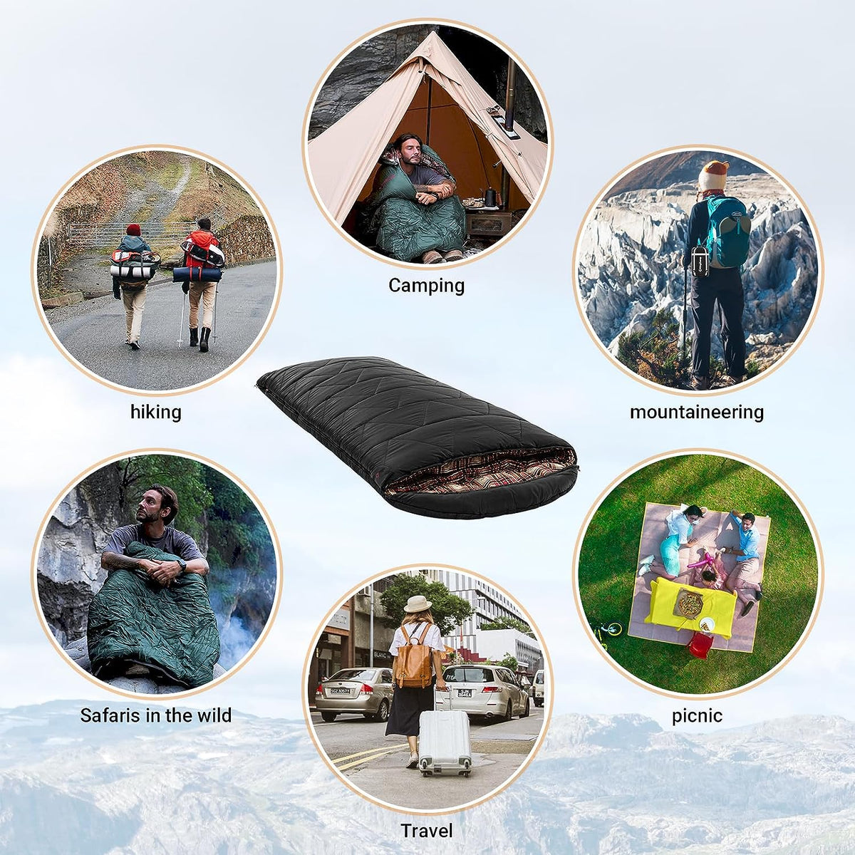 35F Oversized 3-4 Season Sleeping Bag