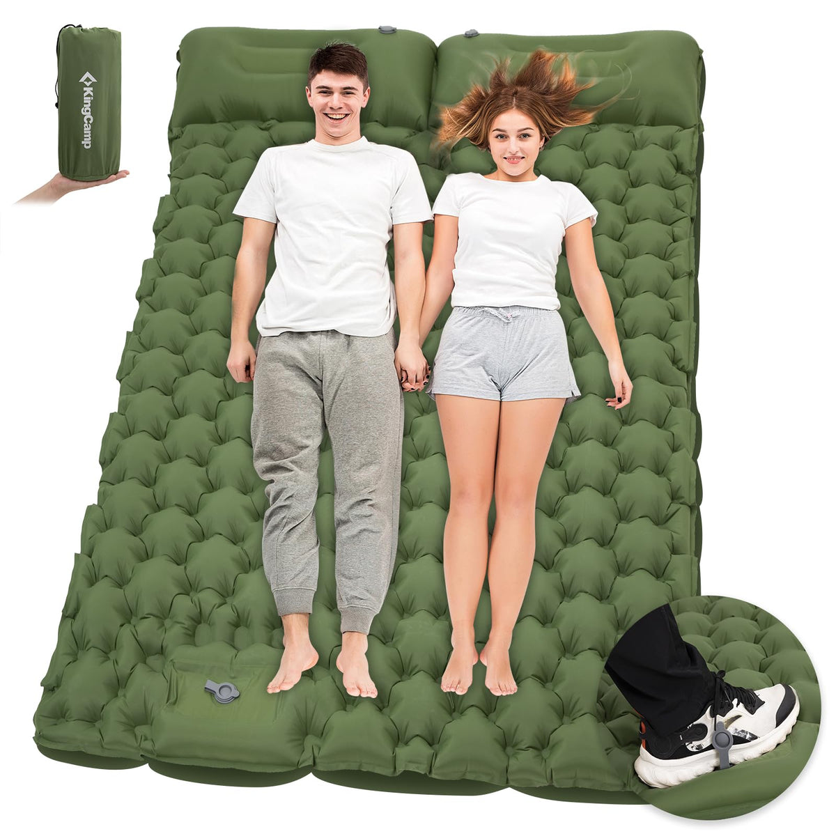 KingCamp COMFORT DUO 9 Doppel-Luftmatratze