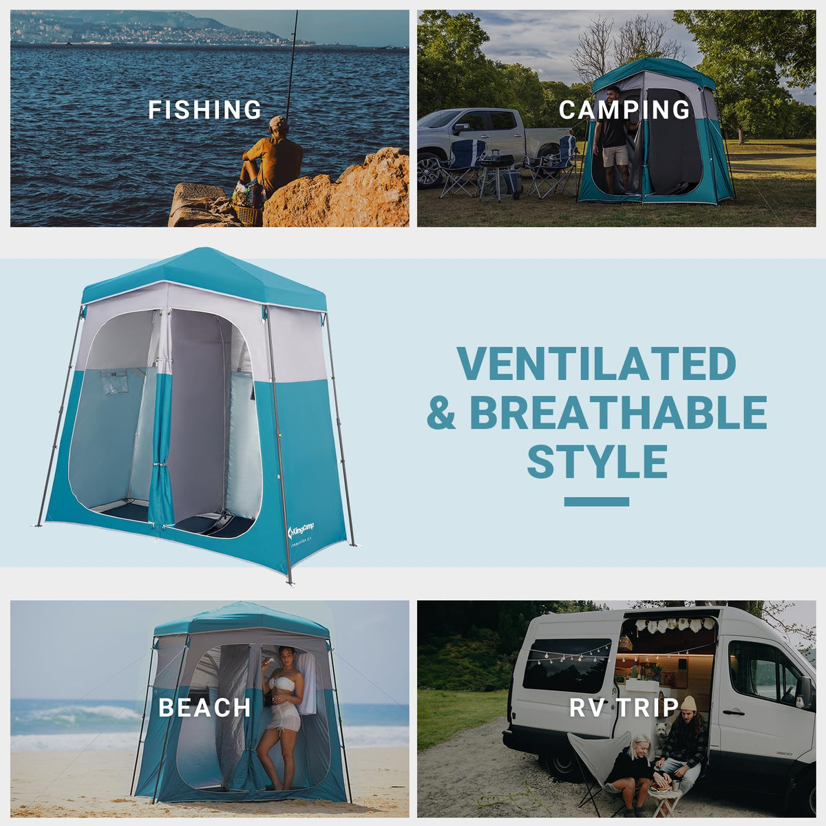 KingCamp Outdoor-Duschzelte für Camping