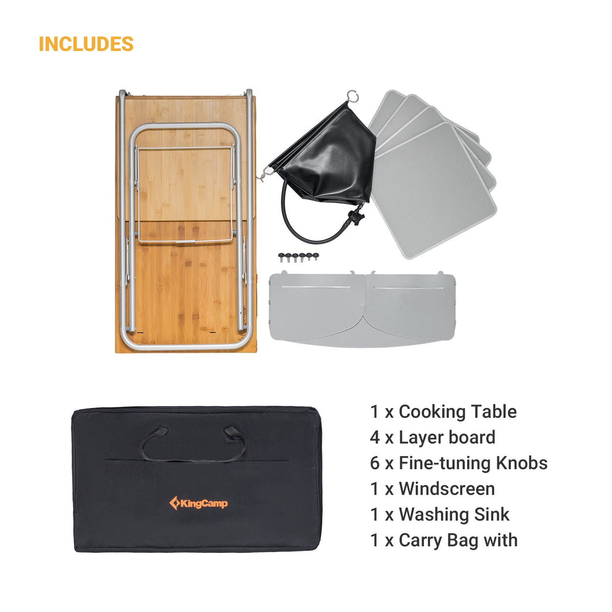 camp kitchen with sink