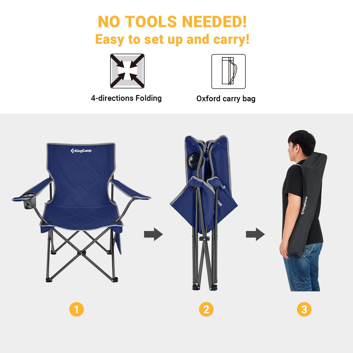 KingCamp Lightweight Folding Camp Chair