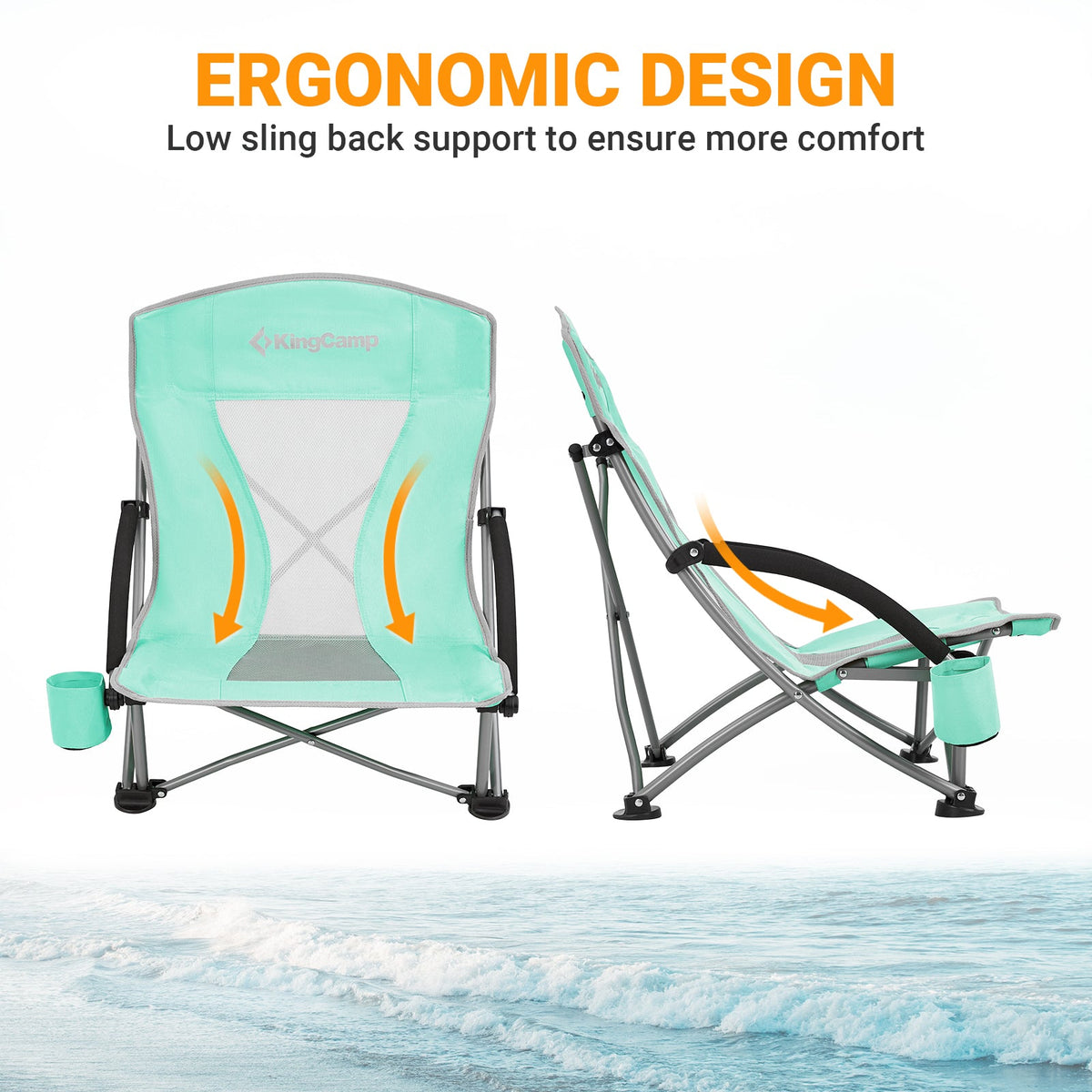Low Sling Beach Chair