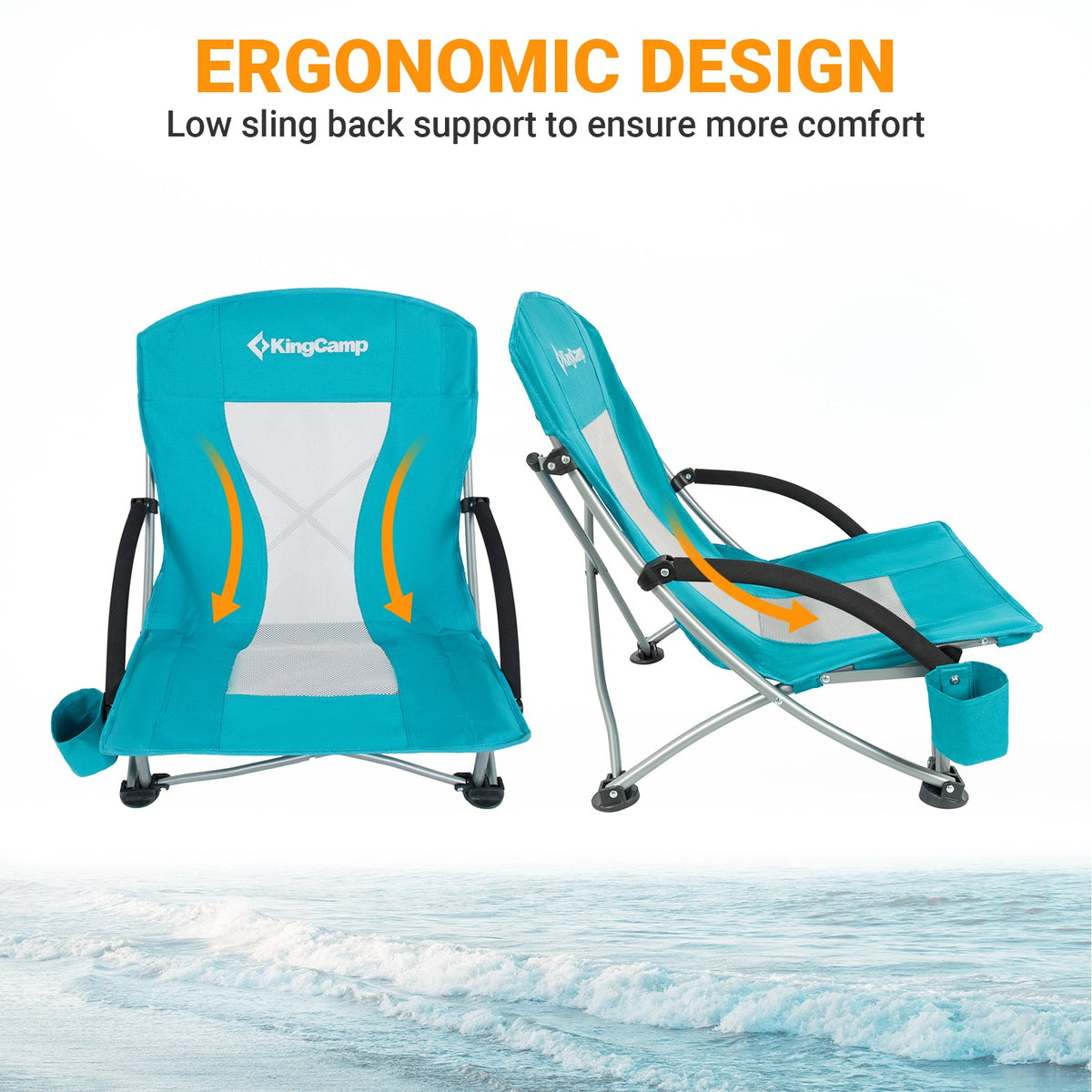Low Sling Beach Chair