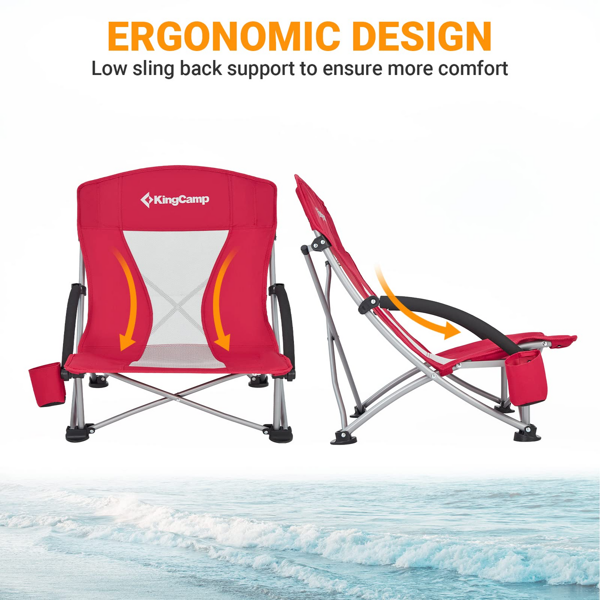 Low Sling Beach Chair