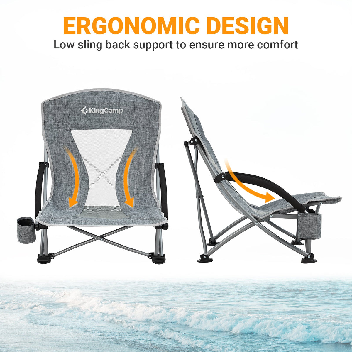 Low Sling Beach Chair