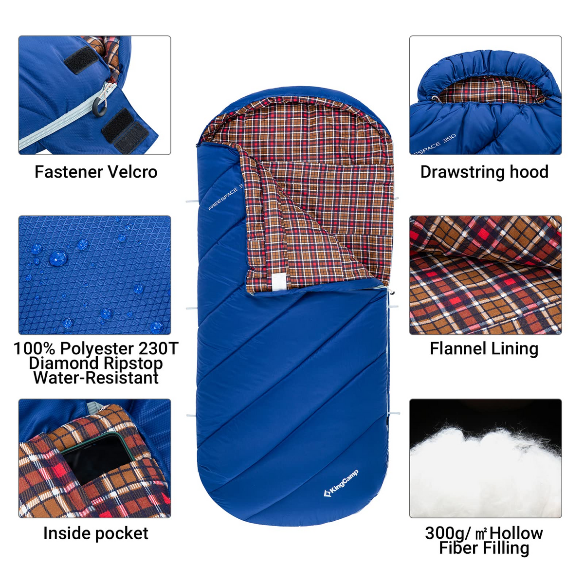 KingCamp Teen Sleeping Bag