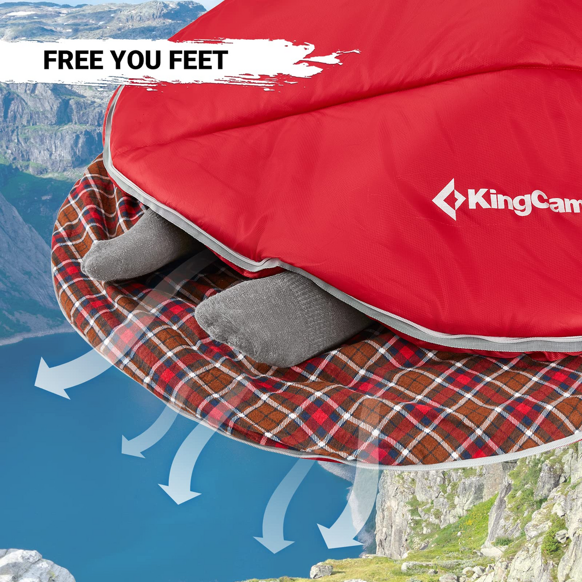 KingCamp Teen Sleeping Bag