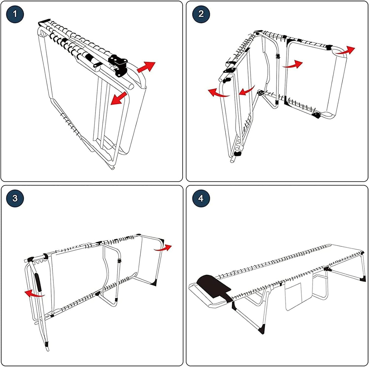 Folding Chaise Lounge Chairs