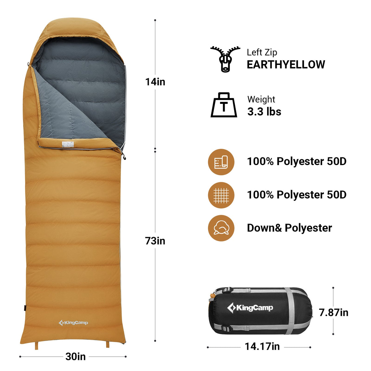 Lightweight Down Sleeping Bag