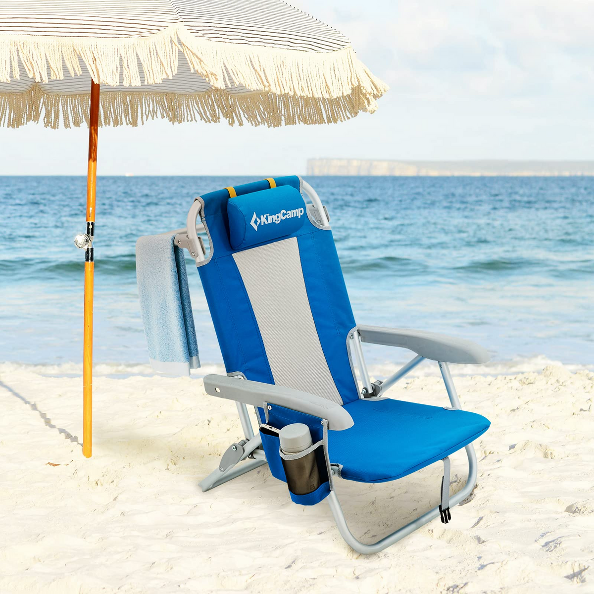 Low Sling Folding Beach Chair