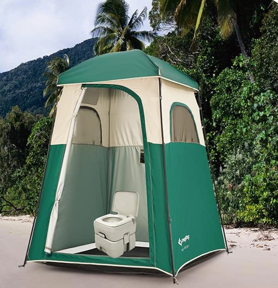MARASUSA Single Privacy Shelter with 20L Solar Shower Bag