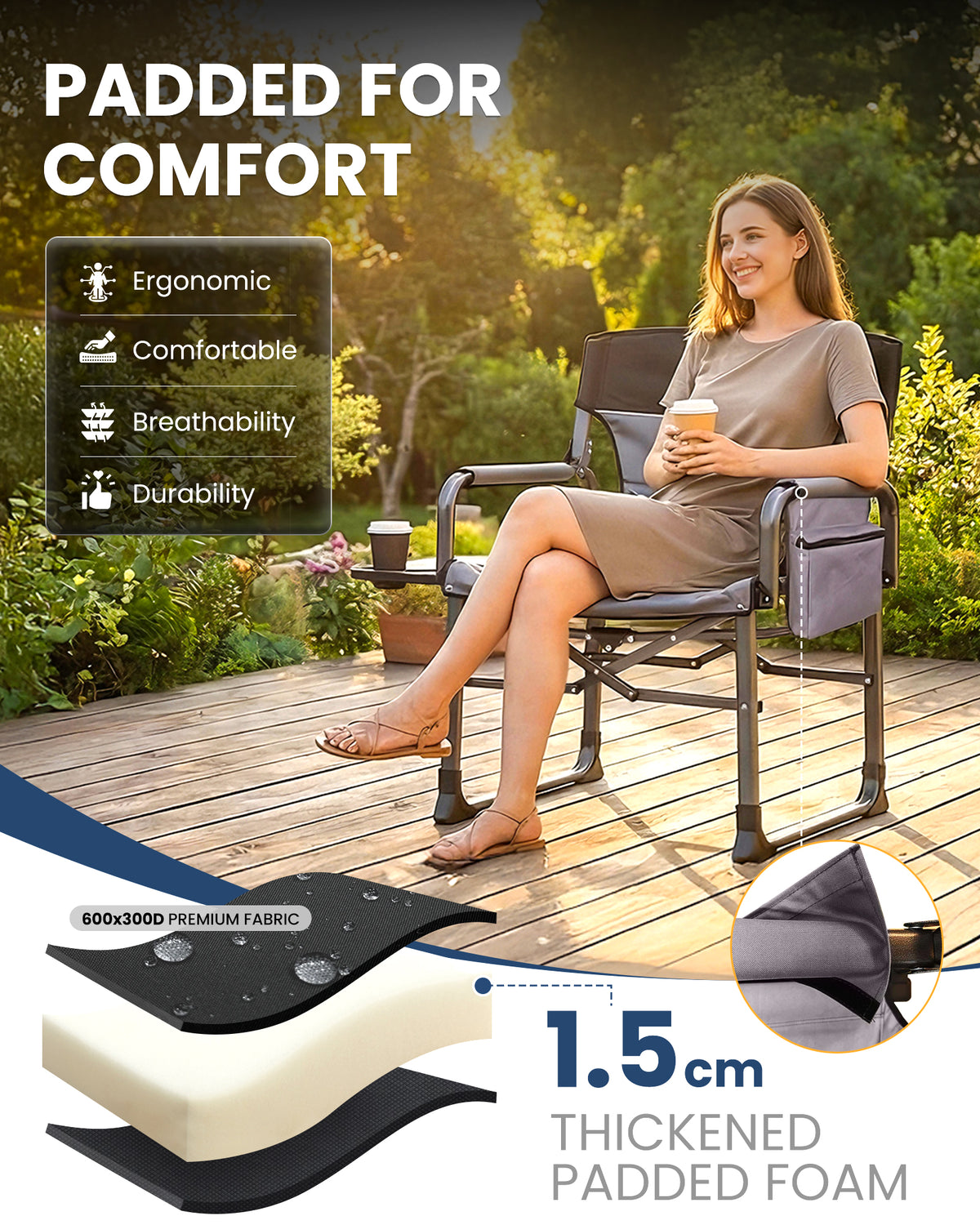 ASH C10 XXL Heavy Duty Director's Chair