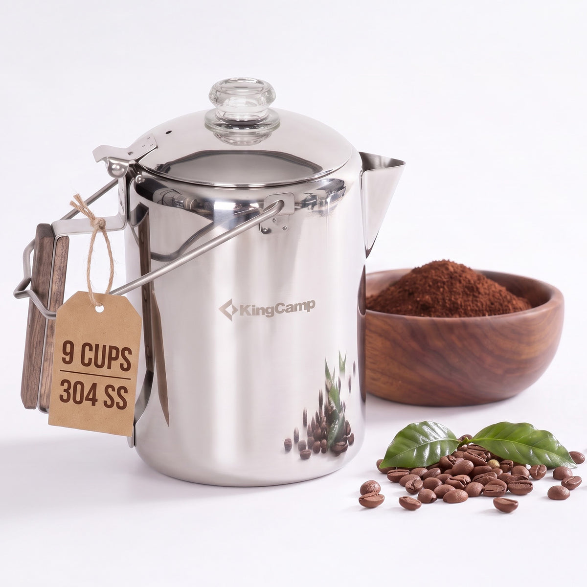 Cafetera de percolador KingCamp