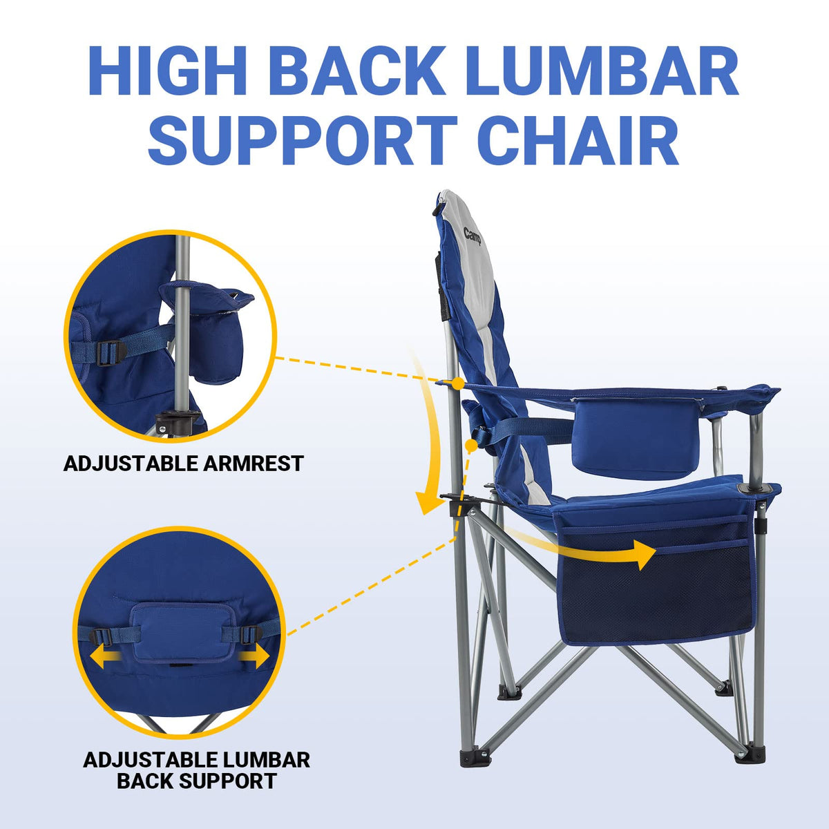 KingCamp SIMPSON Comfort Armchair Set of 2