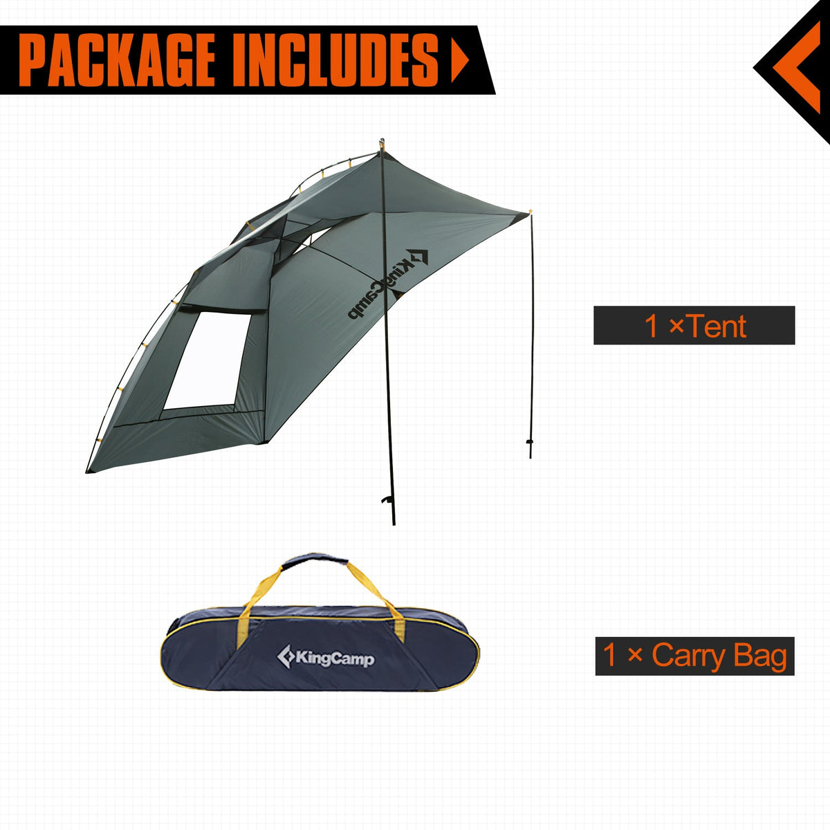 Large Size Compass SUV Car Awning Shelter
