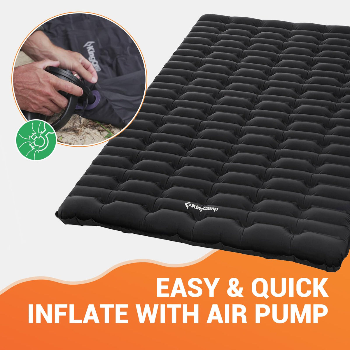 KingCamp SUPER COMFORT Doppel-Luftmatratze 