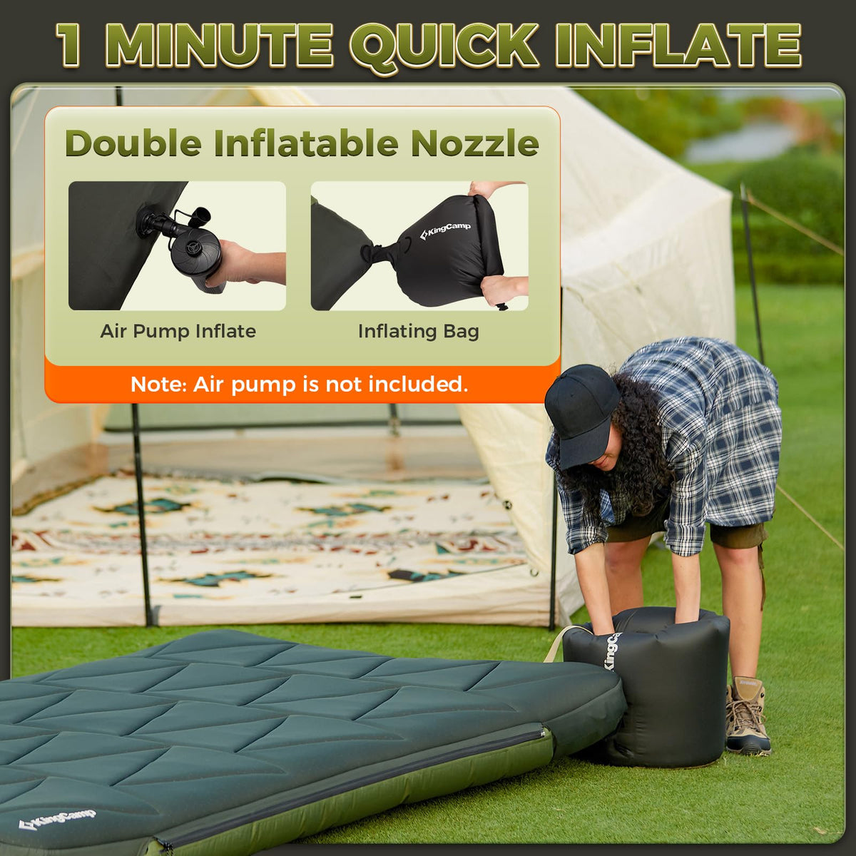 KingCamp GORGEOUS DOUBLE 17 Double Air Pad