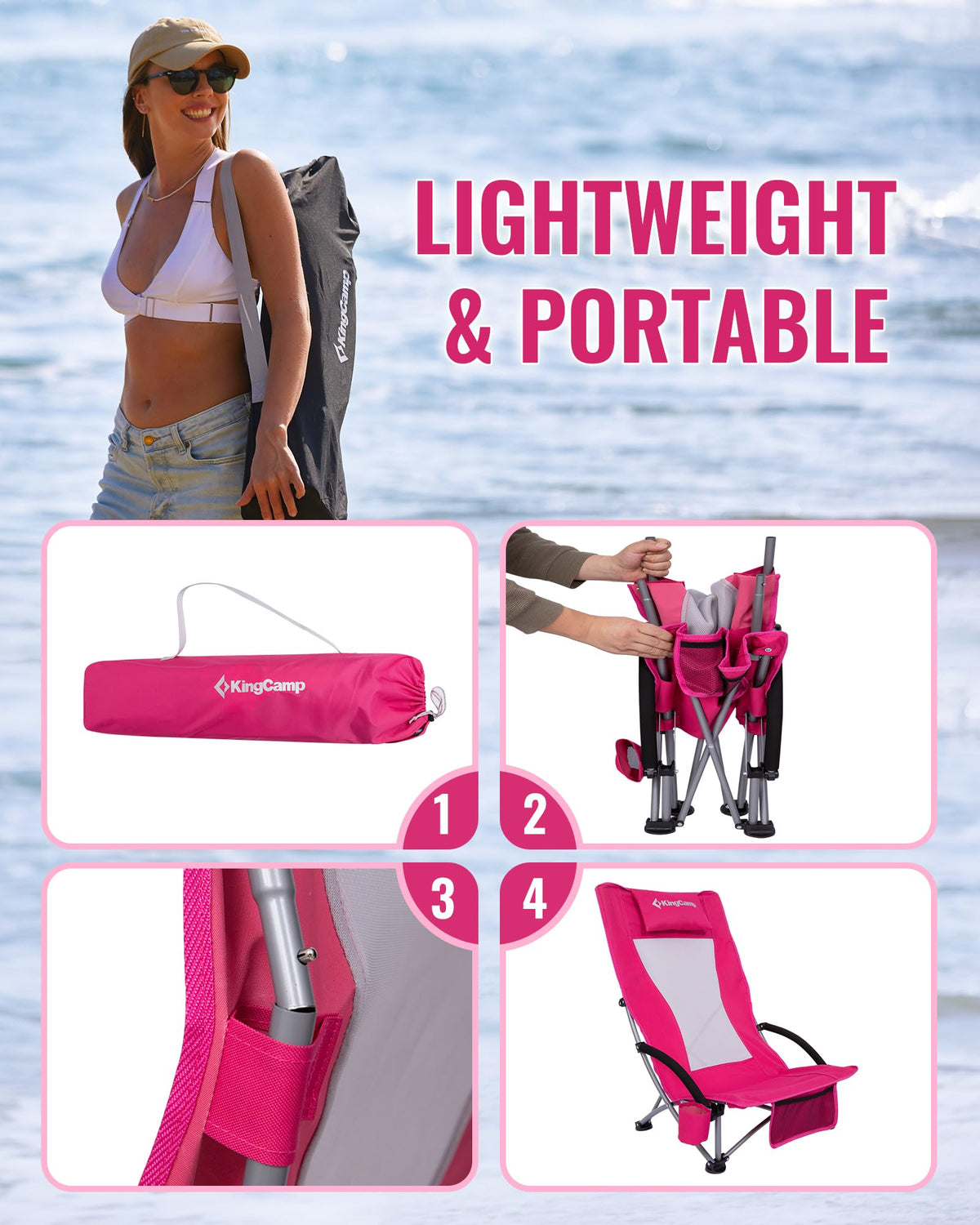 High Back Beach Chair