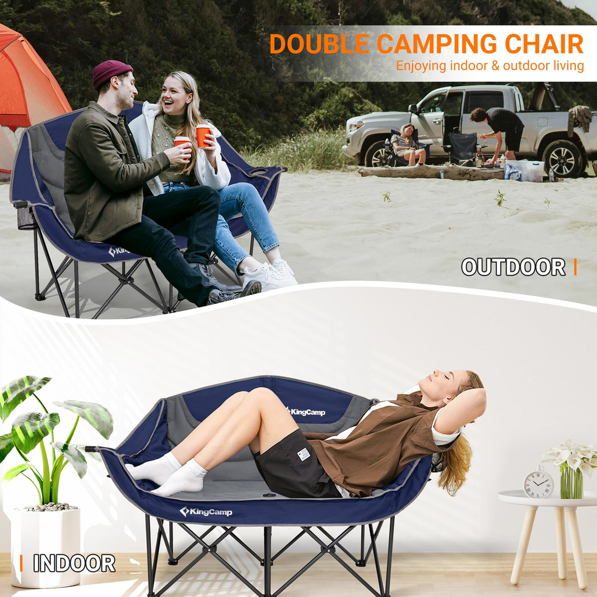 KingCamp Loveseat Sofa for Double