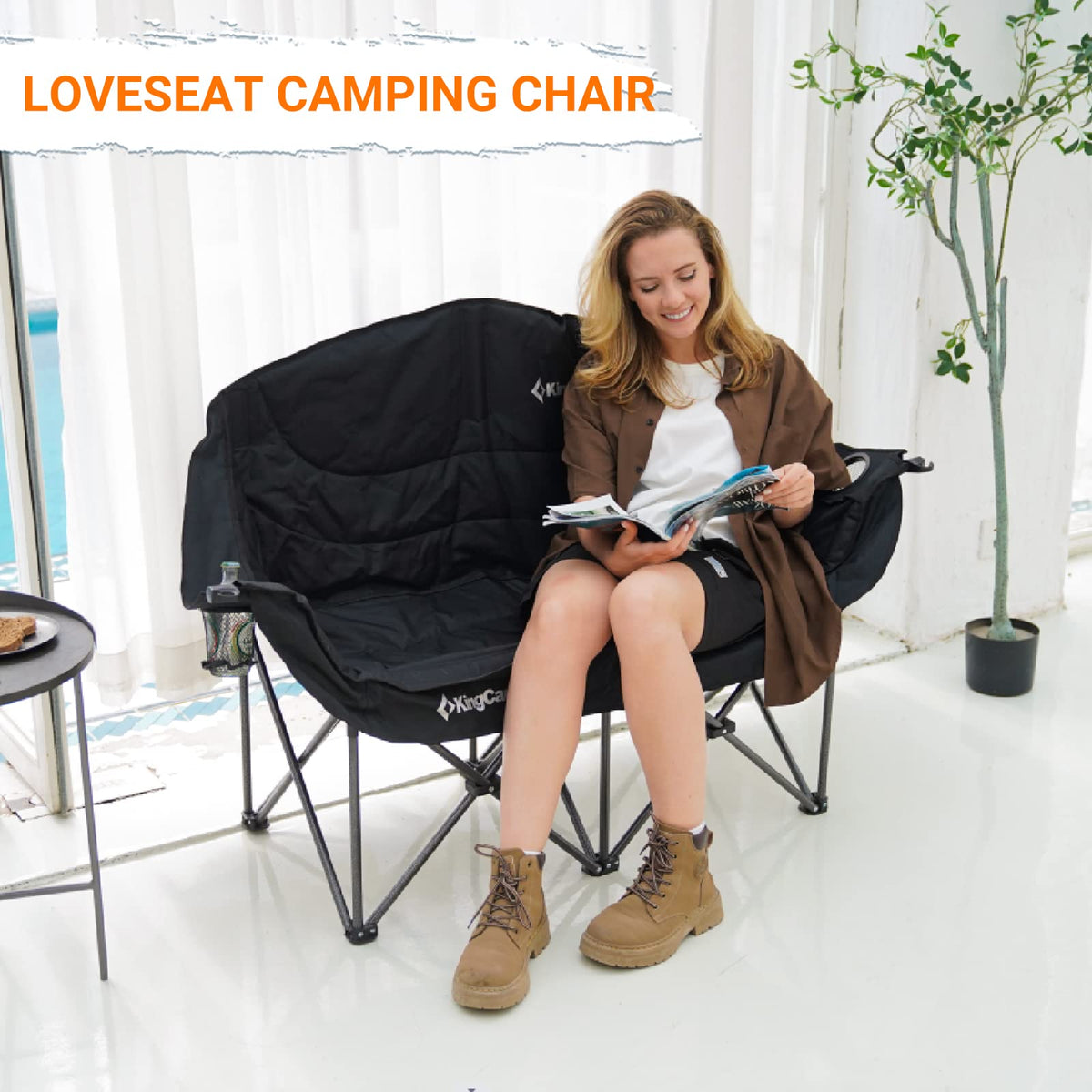 KingCamp Loveseat Sofa for Double