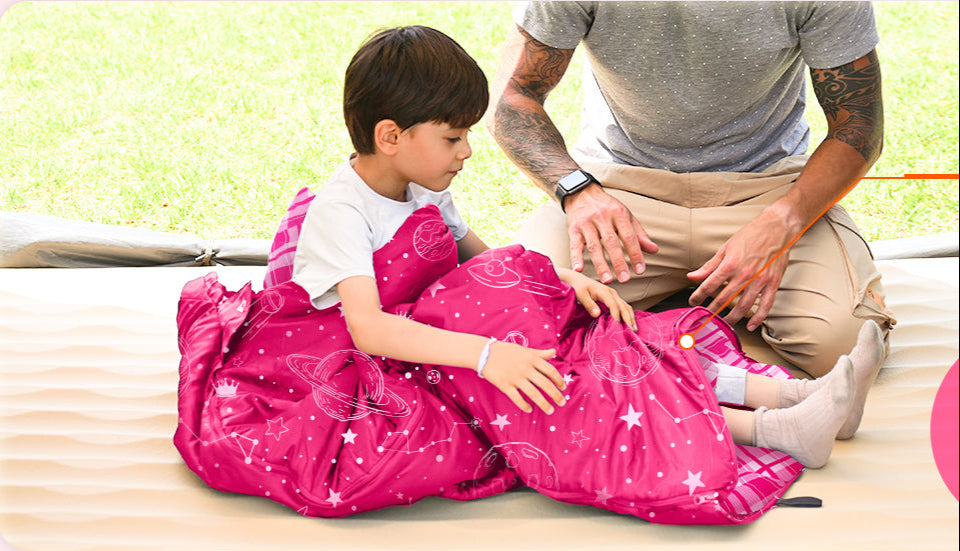 Galaxy Zoo C 300 Kids Sleeping Bag Adjustable Length