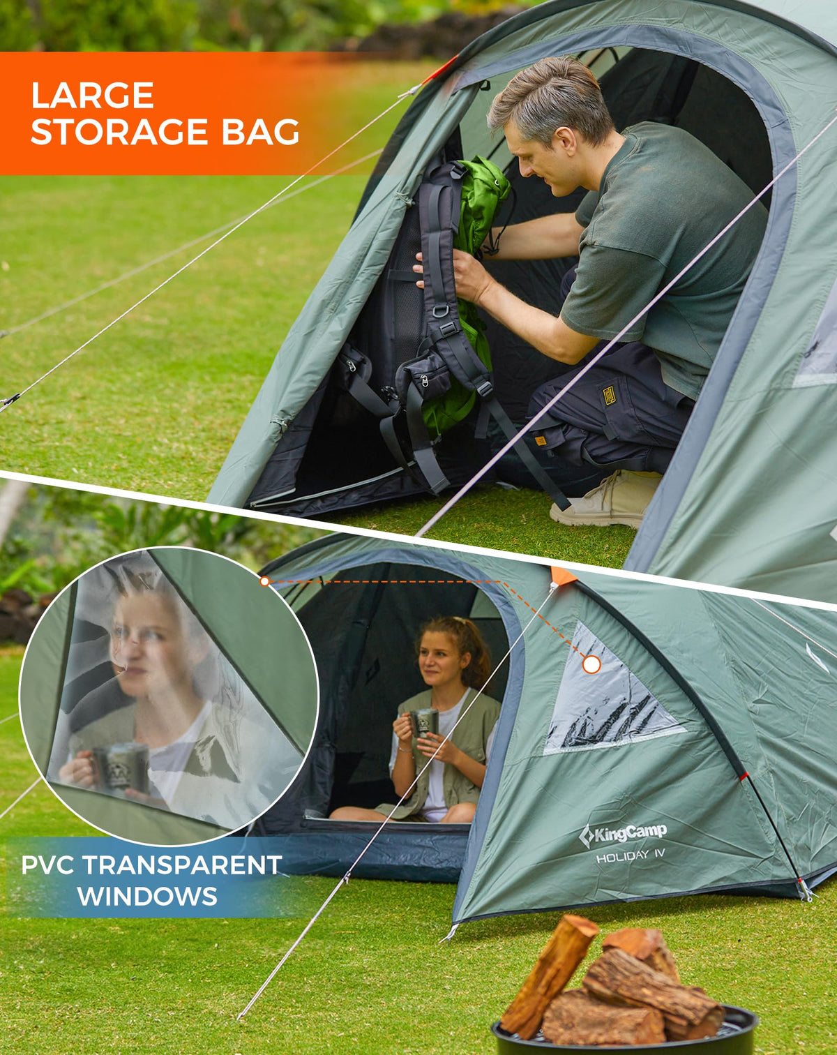 KingCamp HOLIDAY IV Camping Tent