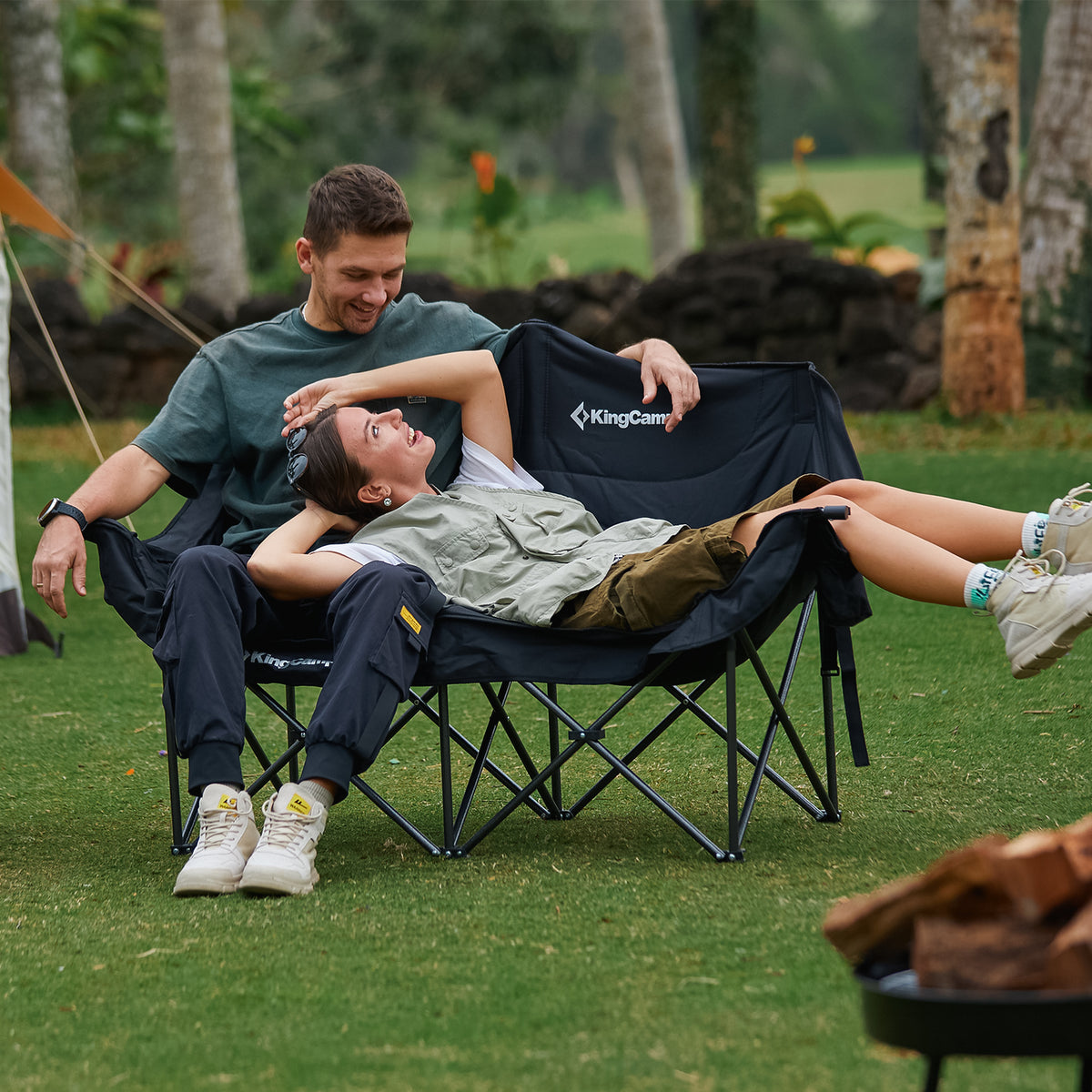 KingCamp Oversize Double Camping Loveseat