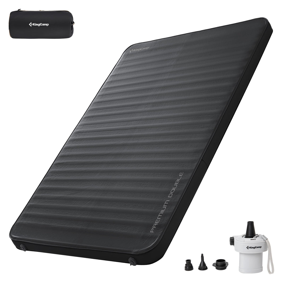 KingCamp Double Self-Inflating Camping Mattress with Pump