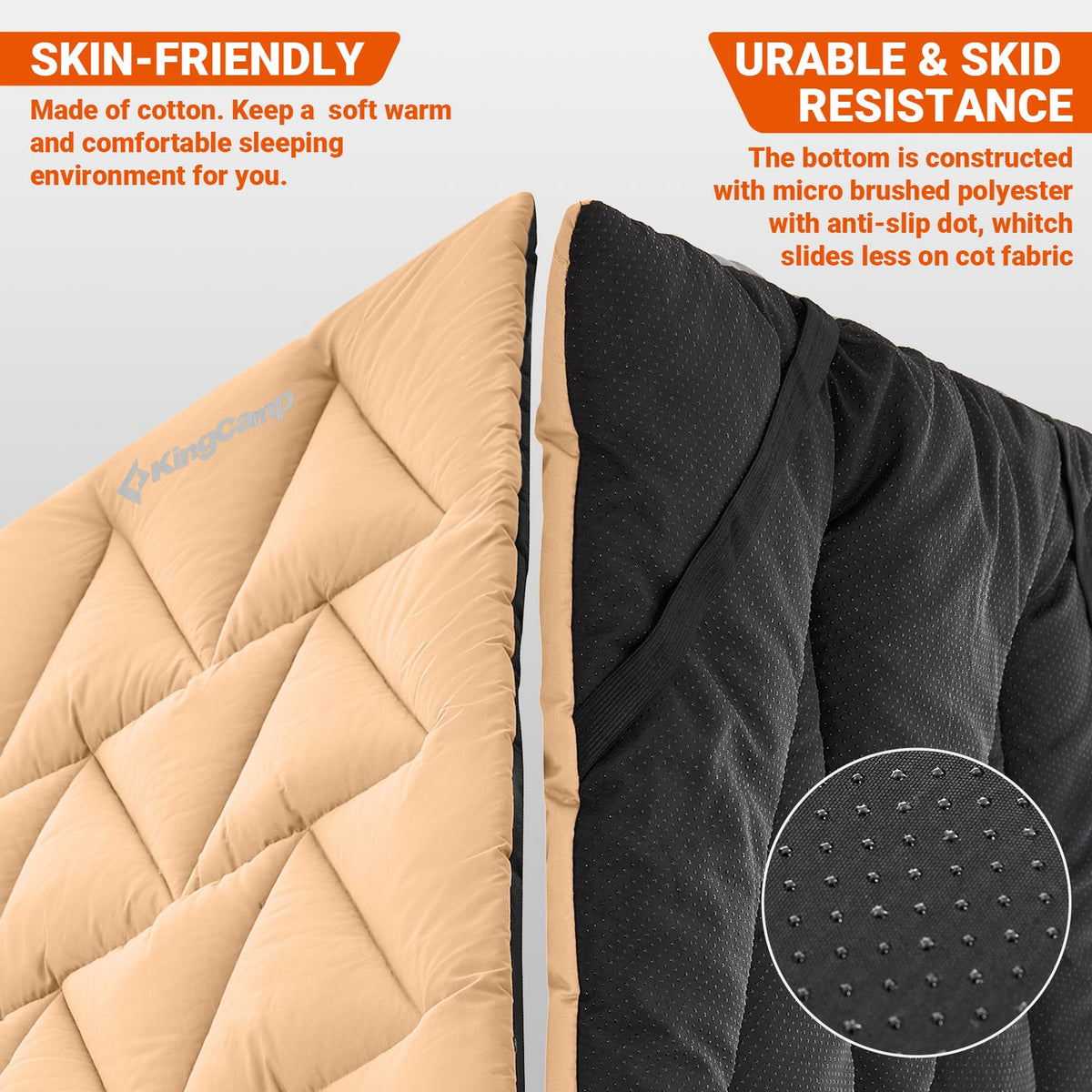 Camping Sleeping Cot Cotton Mat