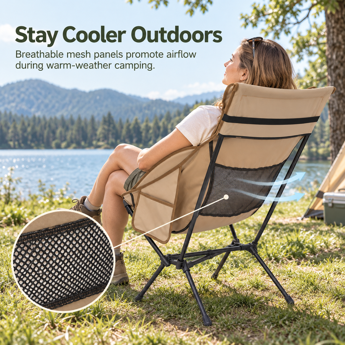 BALSA C10 High Back Camping Chair