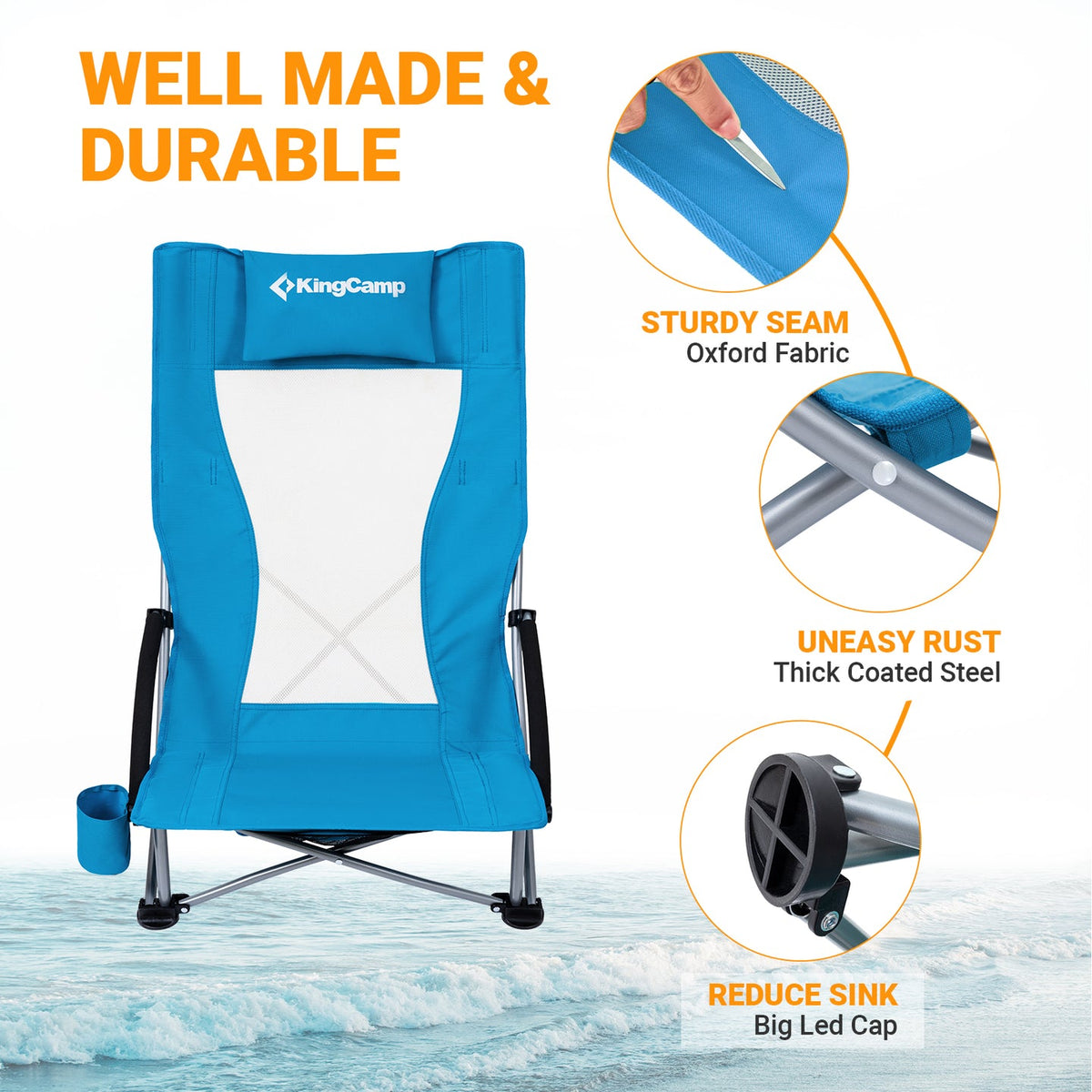 High Back Beach Chair
